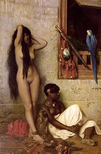 Jean-Léon Gérôme, Slavin zu verkaufen, 1873
