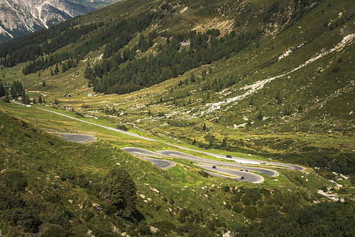 Splügenpas in Zwitserland