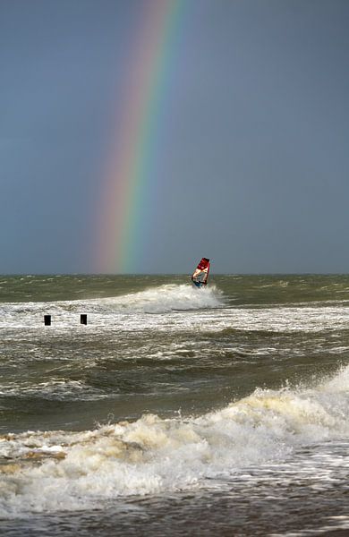 Windsurfer auf See von MSP Canvas