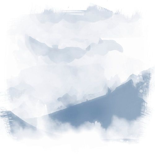 Japanese mountain landscape XII