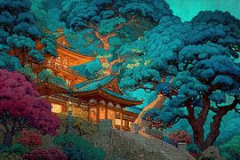picturesque japanese art by Egon Zitter