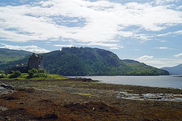 Eilean Donan Castle ist eine Tieflandburg in der Nähe von Dornie