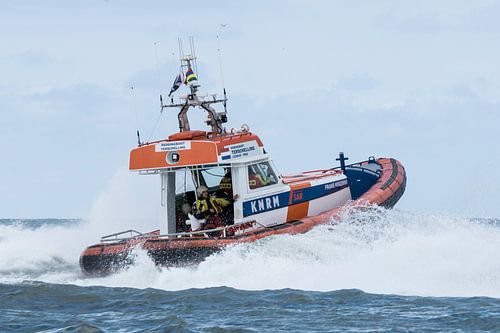 Reddingboot in actie