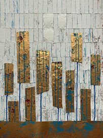 Die Kraft der Kontraste: Urbanes Wabi-Sabi in Gold und Beton