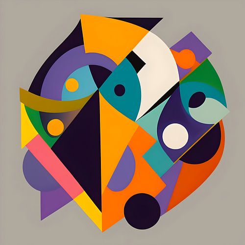 Festival Collage Kunst, organische vormen als collage