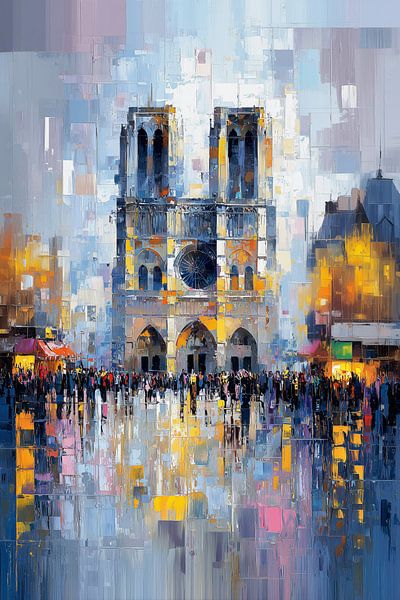 Notre-Dame de Paris Gemälde von ARTemberaubend
