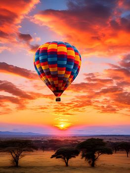 Hot Air Balloon in Africa V4