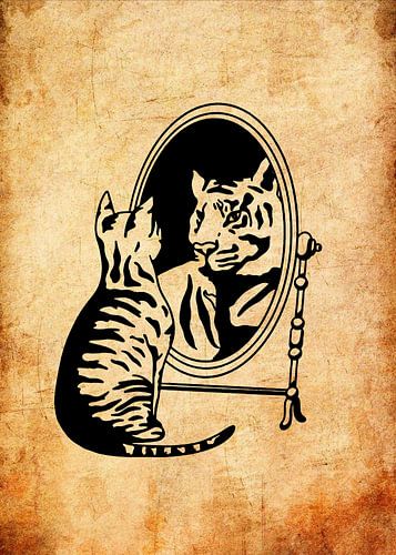 Kat en tijger