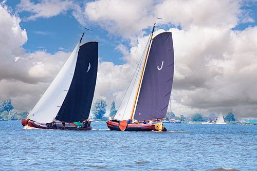 Skutsjezeilwedstrijden op de Friese Meren 2023