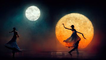 Dansend in het maanlicht van Denny Gruner