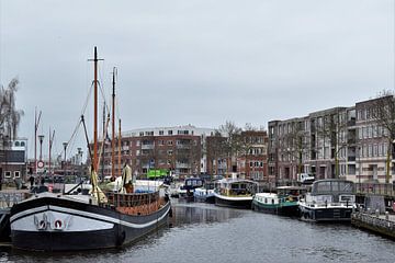 Blick auf den Eemhaven in Amersfoort von Maud De Vries
