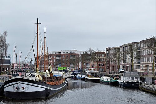 Vue de l'Eemhaven à Amersfoort