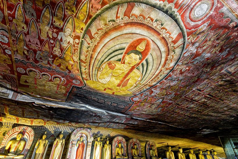 Die Dambulla Tempel in Sri Lanka von Roland Brack