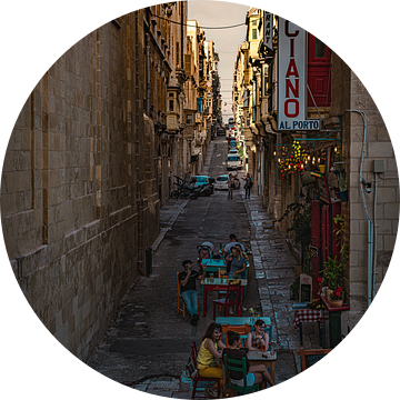 De prachtige straten van Valetta