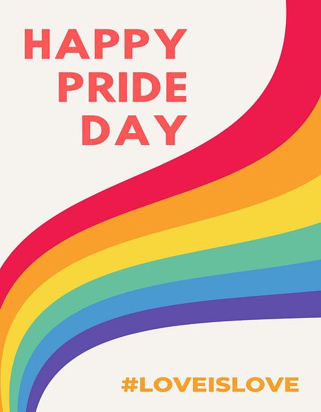 Happy Pride Day Liefde is liefde van Art Kingdom