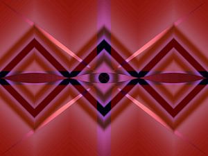 Abstrakt Geometrisches Retro Muster 2