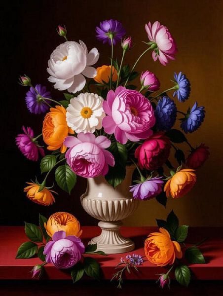 Een groots bloemstuk van Artistic