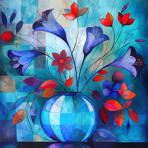 Bunte Blumen von Jutta Maria Pusl