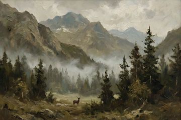 Silence dans la vallée de montagne