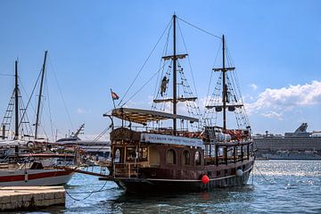 Kroatië : Haven indrukken uit Split van Photoart-Naegele