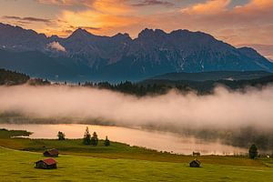 Sonnenaufgang am Geroldsee