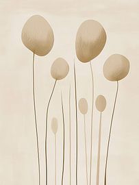 Trockenblume abstrakt von Bert Nijholt