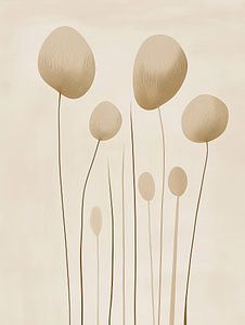 Trockenblume abstrakt