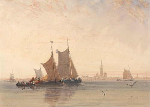 Antwerpen, Ochtend, David Cox
