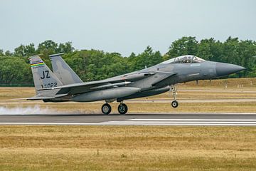 Landing Bayou Militia McDonnell Douglas F-15C Eagle. by Jaap van den Berg