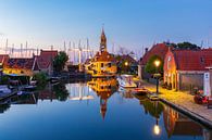 Cityscape Hindeloopen in Friesland Netherlands by Hilda Weges thumbnail