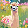 Zomerblik van de Alpaca van Trinkets NL ✪ Design Studio