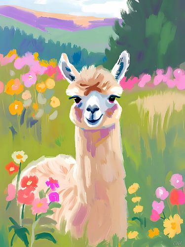 Alpaca summer view by Trinkets NL ✪ Design Studio