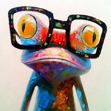 Bunte Froschbrille von Steven Kingsbury