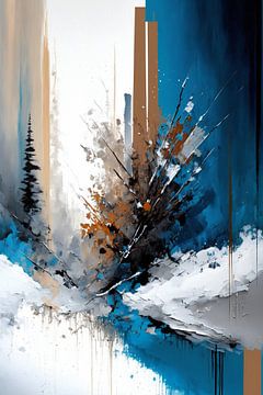 Winter Abstract II von Jacky