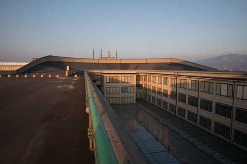 Roof of Lingotto car factory Fiat in Turin