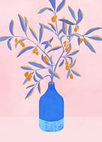 Branches bleues