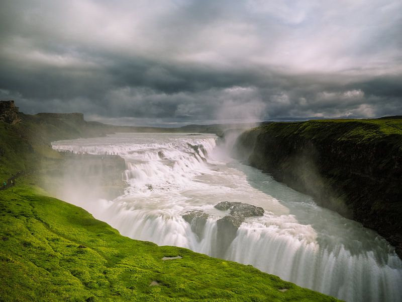 Gulfoss waterval van Lex Schulte