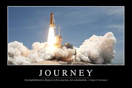 STK107134M-Journey: Inspirational Quote and Motivational Poster by Stocktrek Images
