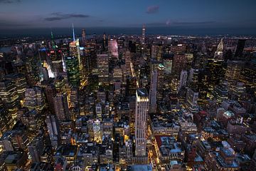 Stadsoverzicht New York van Kurt Krause
