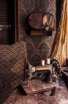 Still life with sewing machine by dafne Op 't Eijnde
