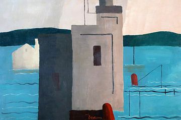Arthur Dove - Lloyd's Harbor (1941) van Peter Balan