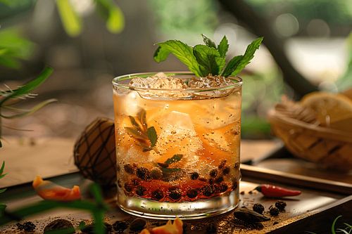 Minimalistisch Groen Drankje