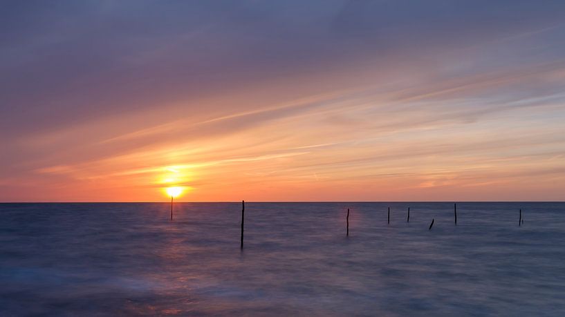 Magische zonsondergang van Koos de Wit