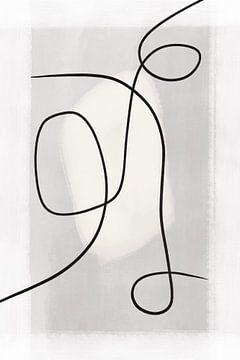 Moderne abstrakte Kunst - Linien 2 von Studio Malabar