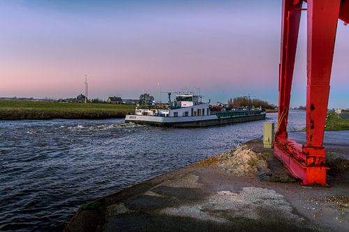 Barge on the North Holland Canal.