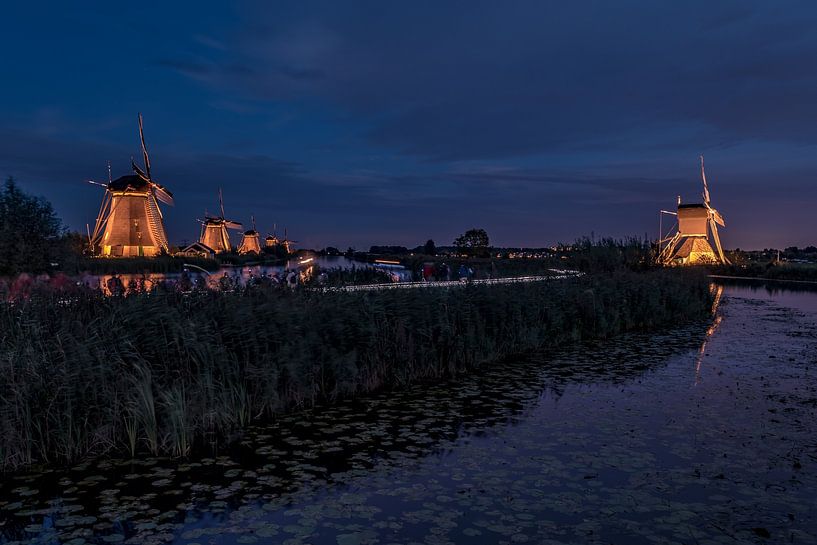 Mühle Kinderdijk Unesco-Welterbe von Alfred Benjamins