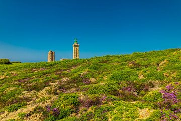 Onderweg naar het schilderachtige hoogtepunt Cap Fréhel in Bretagne - Plévenon - Frankrijk van Oliver Hlavaty