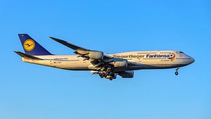 Lufthansa Boeing 747-8 Siegerflieger Fanhansa.