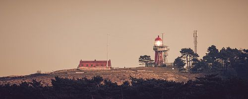 Panorama van vuurtoren de Vuurduin op Vlieland