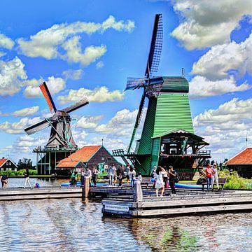 Zaanse Schans Zaandam Nederland van Hendrik-Jan Kornelis